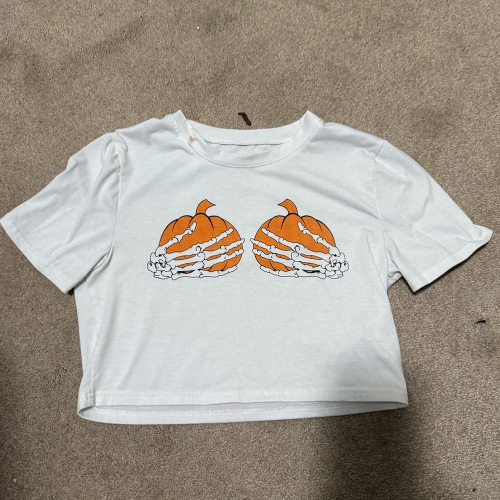 White Pumpkin Graphic Tee